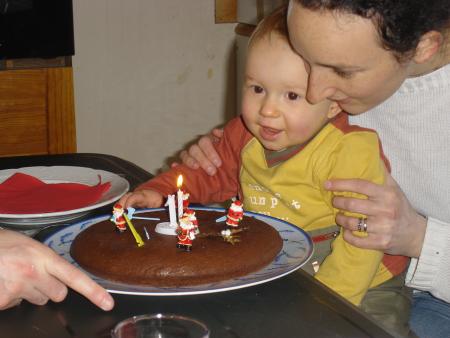 J'ai souffl� ma 1�re bougie dans la nouvelle maison