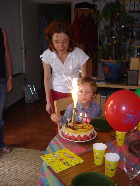 Martin a f�t� ses 5 ans