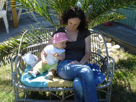 Week-end � la Rochelle pour le bapt�me de la petite Maud : elle est belle ma filleule...