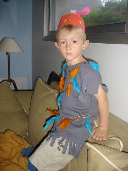 D�guis� en indien pour le centre a�r�