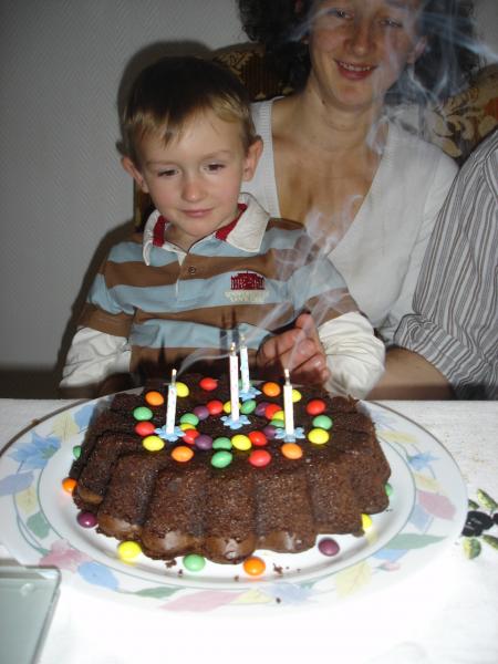 Le 2 novembre, Alexis a souffl� ses 4 bougies